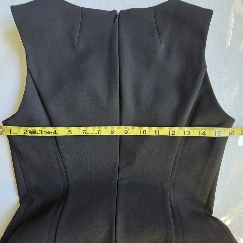 Elegant J. Crew Black Sleeveless Dress